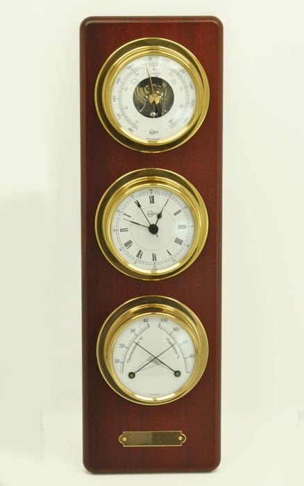 Barigo Saat-Barometre-Termometre-Higrometre Dikey Set